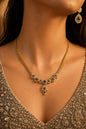 Gold And AD With Emerald And Ruby