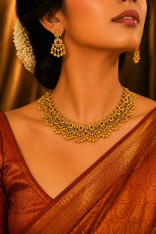 Golden Beauty with Ruby