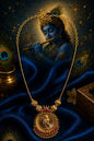 Krishna Necklace Gold and Ruby
