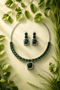 Rhodiam Plated Ad Necklace