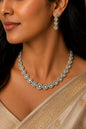 Elegant Portrait With Sparkling AD Jewelry
