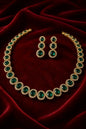 Elegant Ruby And Emerald Jewelry AD Set