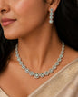 Elegant portrait with sparkling AD jewelry