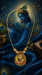 Krishna necklace gold and ruby