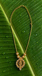 Krishna necklace with american diamond
