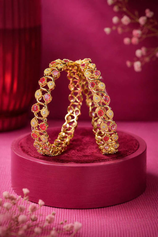 Premium bangles Ruby