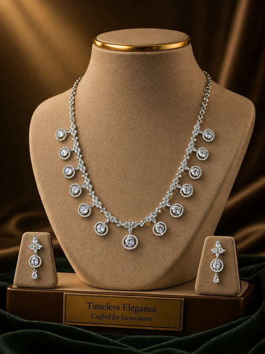 Radiant elegance in AD jewelry craftsmanship